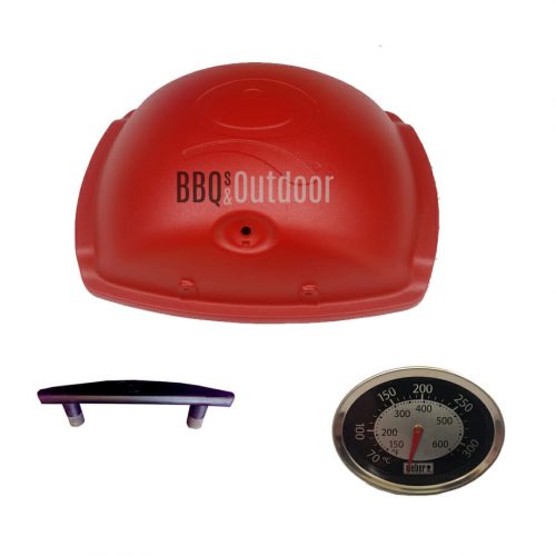 1200 Lid RED + handles + gauge