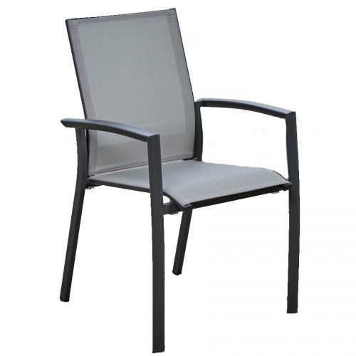 Melton Craft Florida Sling Chair - Charcoal