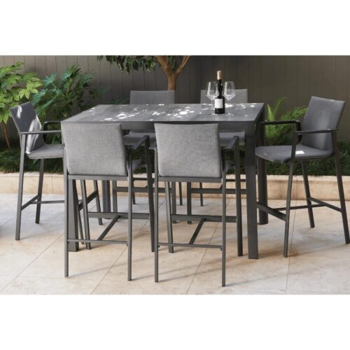 Melton Craft Memphis Bar Table 140x90cm - Charcoal