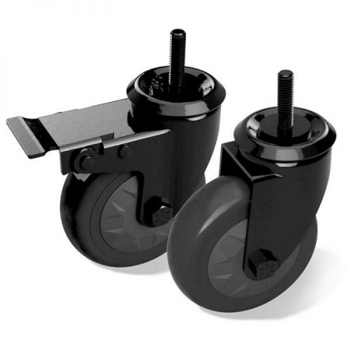 Big Green Egg Caster Wheel Kit - Set of 2 - To Suit Integrated Nest / Expandable Frame and Cabinet
