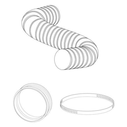 Falmec 6m Flexi Duct Extension Kit