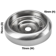 BeefEater Bezel Thermometer Brushed - 3000s (060605)