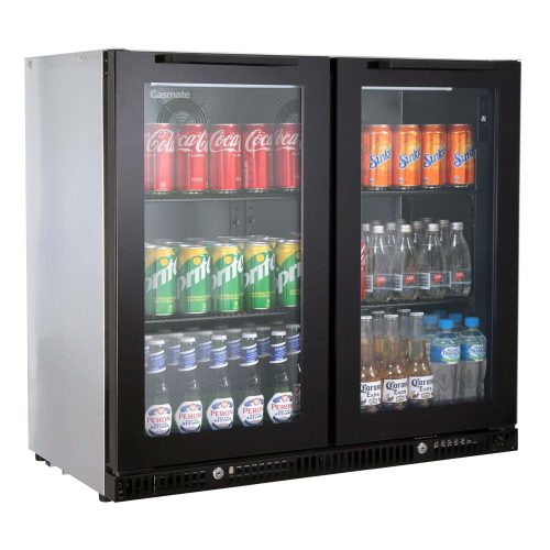 Gasmate Premium Bar Fridge 187L Black Interior