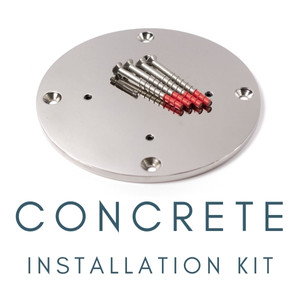 Instant Shade Umbrellas Installation Kit Concrete SS Base suits Eclipse/Aurora