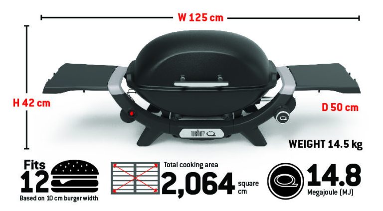 Weber Q (Q2000N) Flame Red LPG