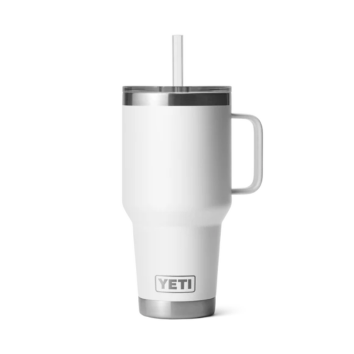 Yeti 35oz Straw mug - white