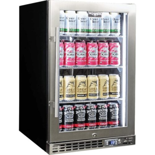 Schmick - SK116R-HD - Stainless Steel Door with Heated Glass Bar Fridge - Right Hinged