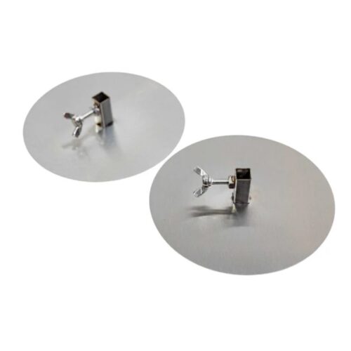 Flaming Coals SS Souvlaki Gyros Discs - 10mm Square (pair)