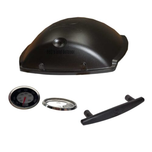 Weber Family Q 3200 Lid, Thermometer & Handle - Black