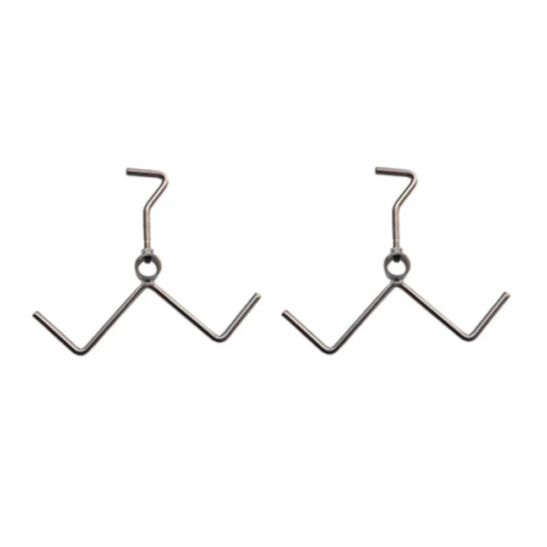 Flaming Coals Spit Roast Leg Bracket SS 22mm Round