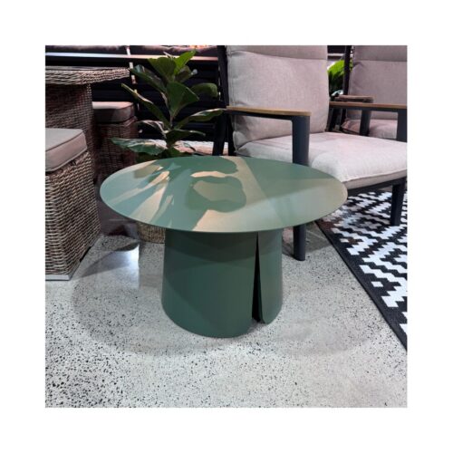 Melton Craft Round Green Coffee Table - 70cm