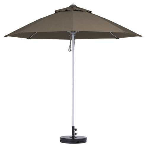 Instant Shade Umbrella - Monterey - 2.7m Octagonal - Acrylic + Free Cover - Slate