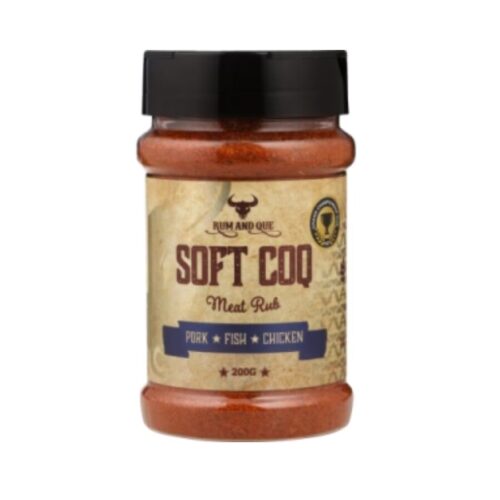 Rum and Que Soft Coq Rub