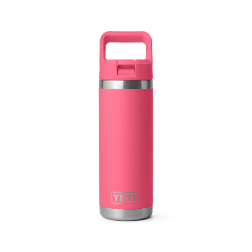 Yeti Rambler 18oz Straw Bottle - Tropical Pink