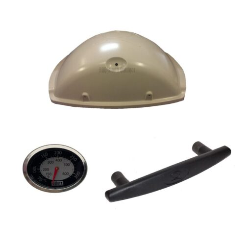 Weber Baby Q 1200 Lid, Handle & Thermometer - Titanium