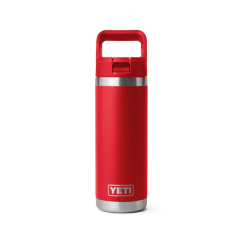 Yeti Rambler 18oz Straw Bottle - Rescue Red