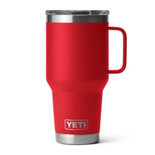 Yeti Rambler 30oz Travel Mug with Stronghold Lid - Rescue Red