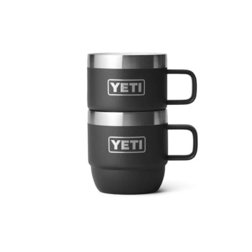 Yeti Rambler 6oz Stackable Mugs (2 Pack) - Black