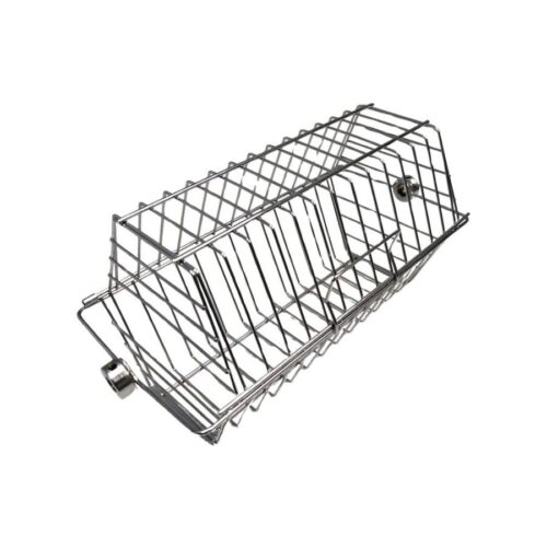 Hexagonal Spit Basket - Chrome Plated