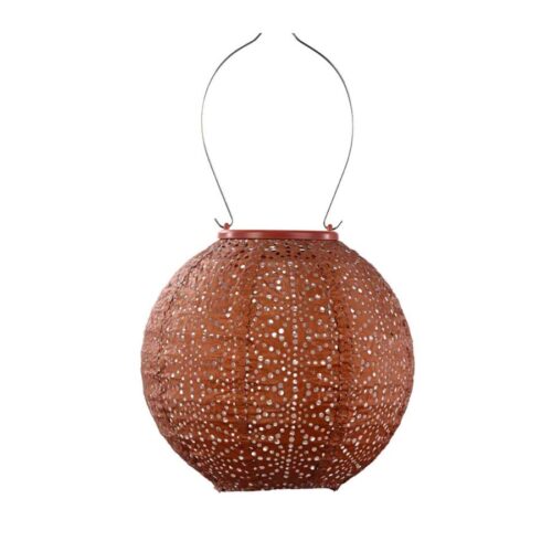 Lumiz Outdoor Solar Lantern Round 20cm - Copper