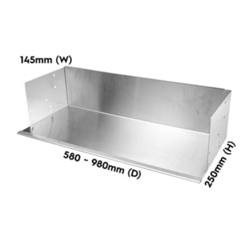 BeefEater Rear Heat Shield for Built-In 1200/1500/1600/7000