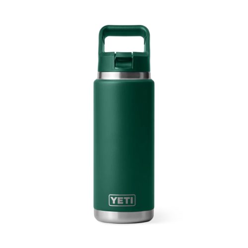 Yeti Rambler 26oz Straw Bottle - Black Forest Green