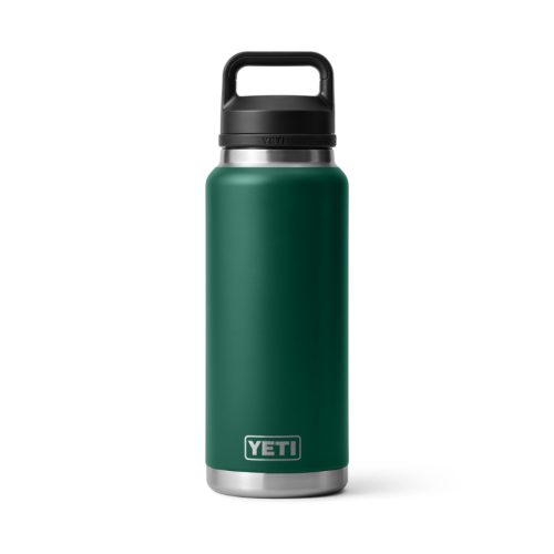 Yeti Rambler 36oz Bottle with Chug Cap - Black Forest Green