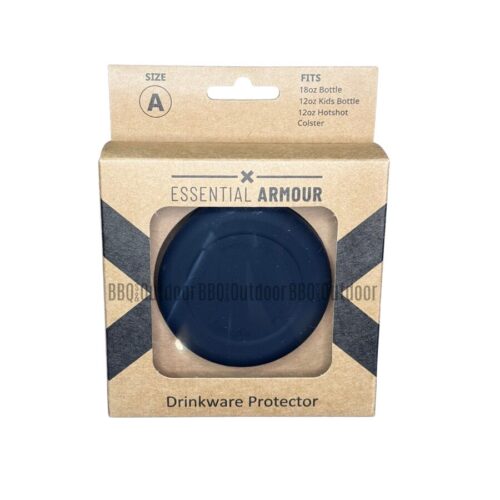 Essential Armour - Silicone Bottle Protector - Size A - Black