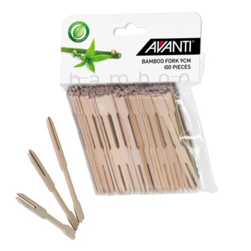 Avanti Bamboo Fork 9cm - 100 Pce