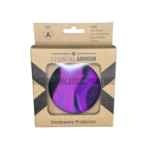 Essential Armour - Silicone Bottle Protector - Size A - Purple Camo