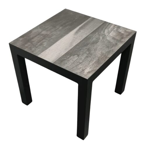 Melton Craft Memphis End Table 50x50cm - Charcoal