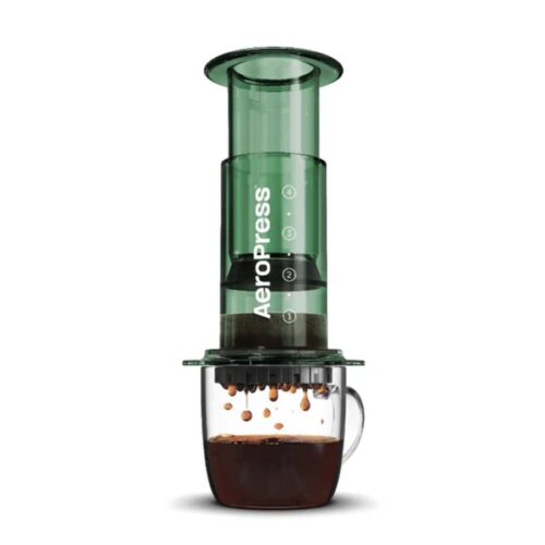 AeroPress Clear Coffee Press - Green
