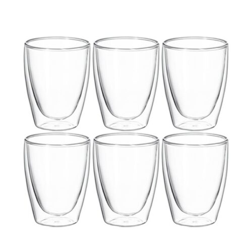 Avanti Caffe Double Wall Glass Set of 6