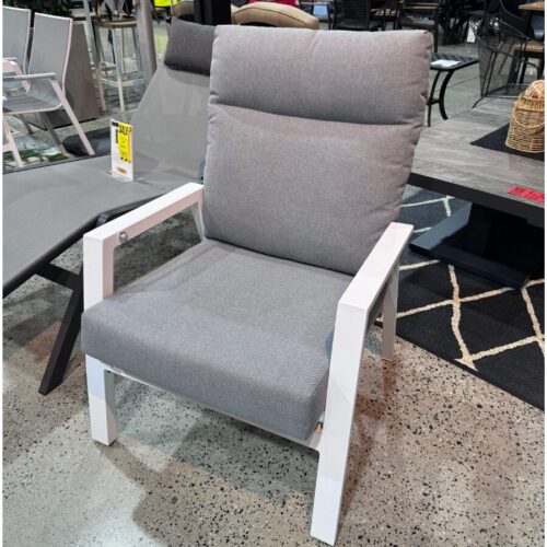 Melton Craft Ballina Recliner Chair White - Floor Stock South Morang