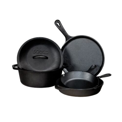 Lodge 5 Pce Cast Iron Set