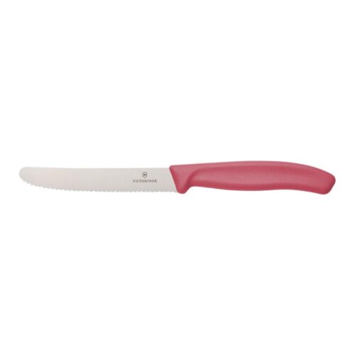 Victorinox Steak and Tomato Knife 11cm - Raspberry Sorbet